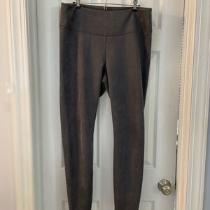 White House Black Market Runway High Rise Leggings Sz 16 charcoal gray